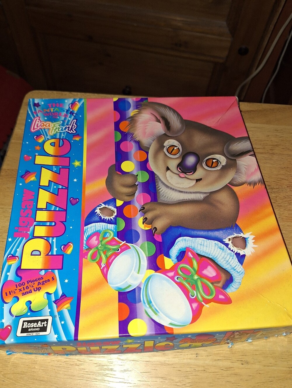 Vintage Lisa Frank Koala Jigsaw Puzzle RoseArt 100 Pc